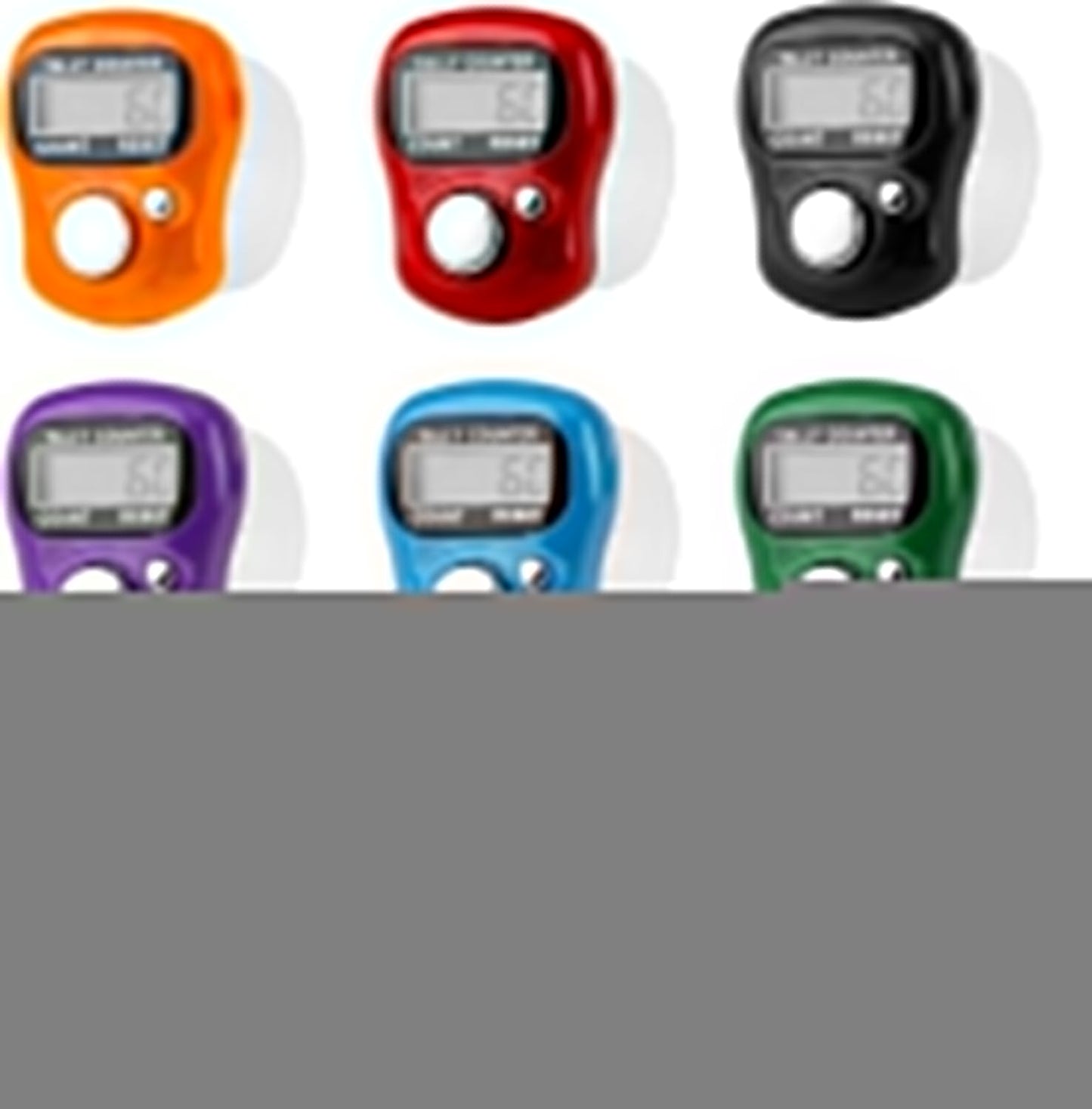 Electronic Finger Tally Counter Mini LCD Digital Display Handheld Pitch Clicker, Resettable Finger Hand Tally Tasbeeh Counter for Golf Coaching Knitting, Lap, Fishing Row Baseball Easy to Carry